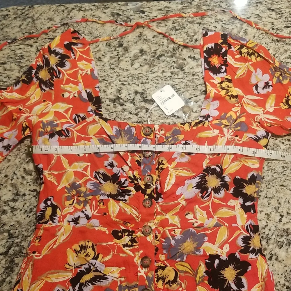 NWT Free People Mini Floral Dress